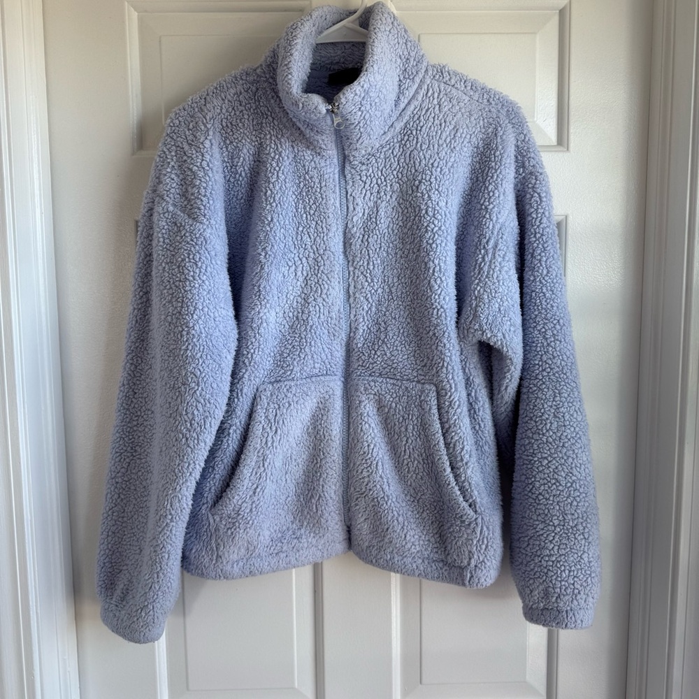 Eddie Bauer Periwinkle Sherpa Jacket